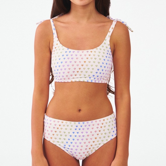 Kids Disco Hearts Cora Bikini - Picture 1 of 5